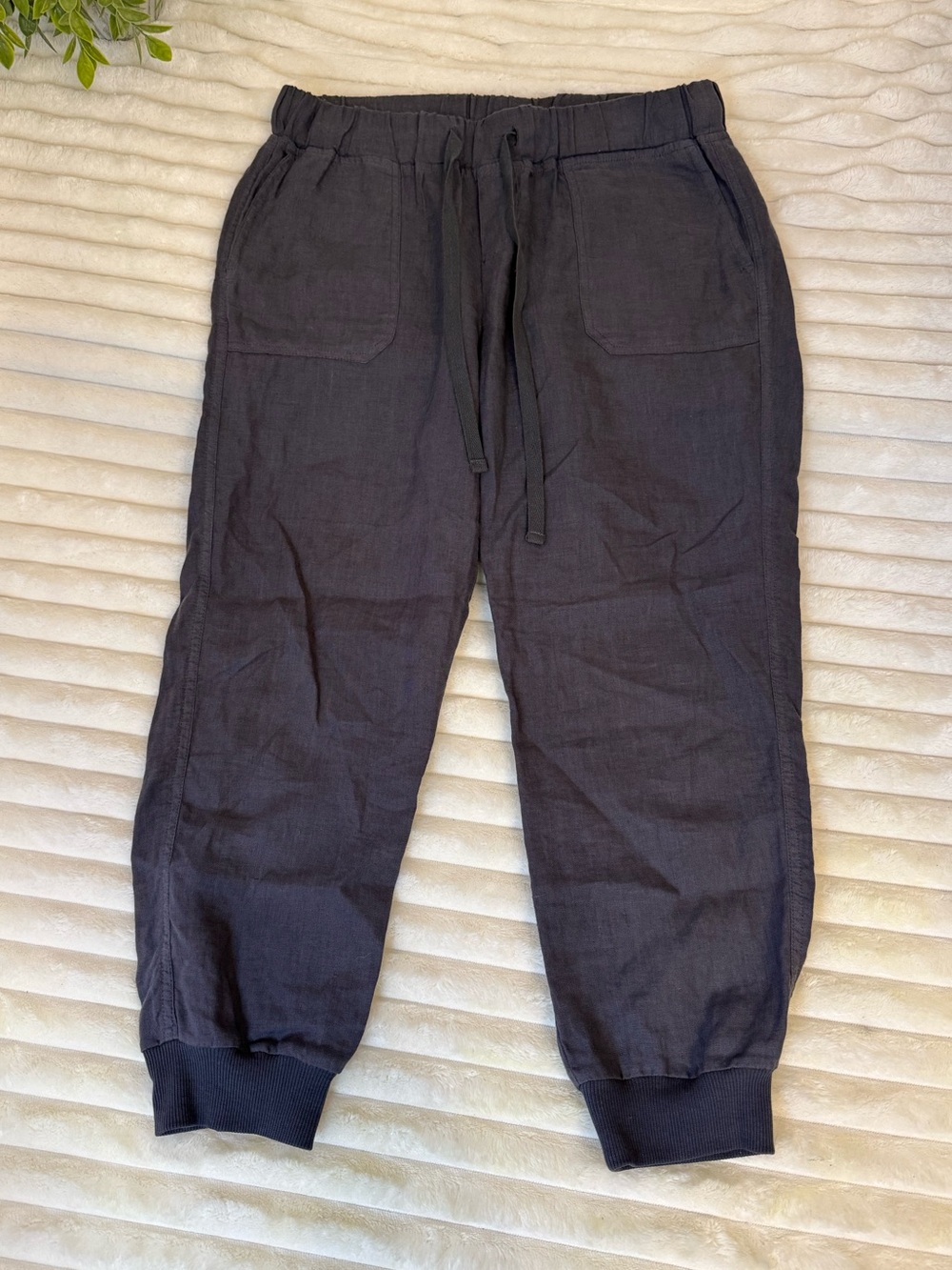 Caslon linen jogger pants size petite XS